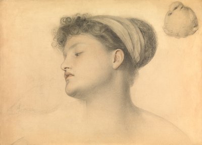 Study for Girl with Doves by Anthony Frederick Augustus Sandys